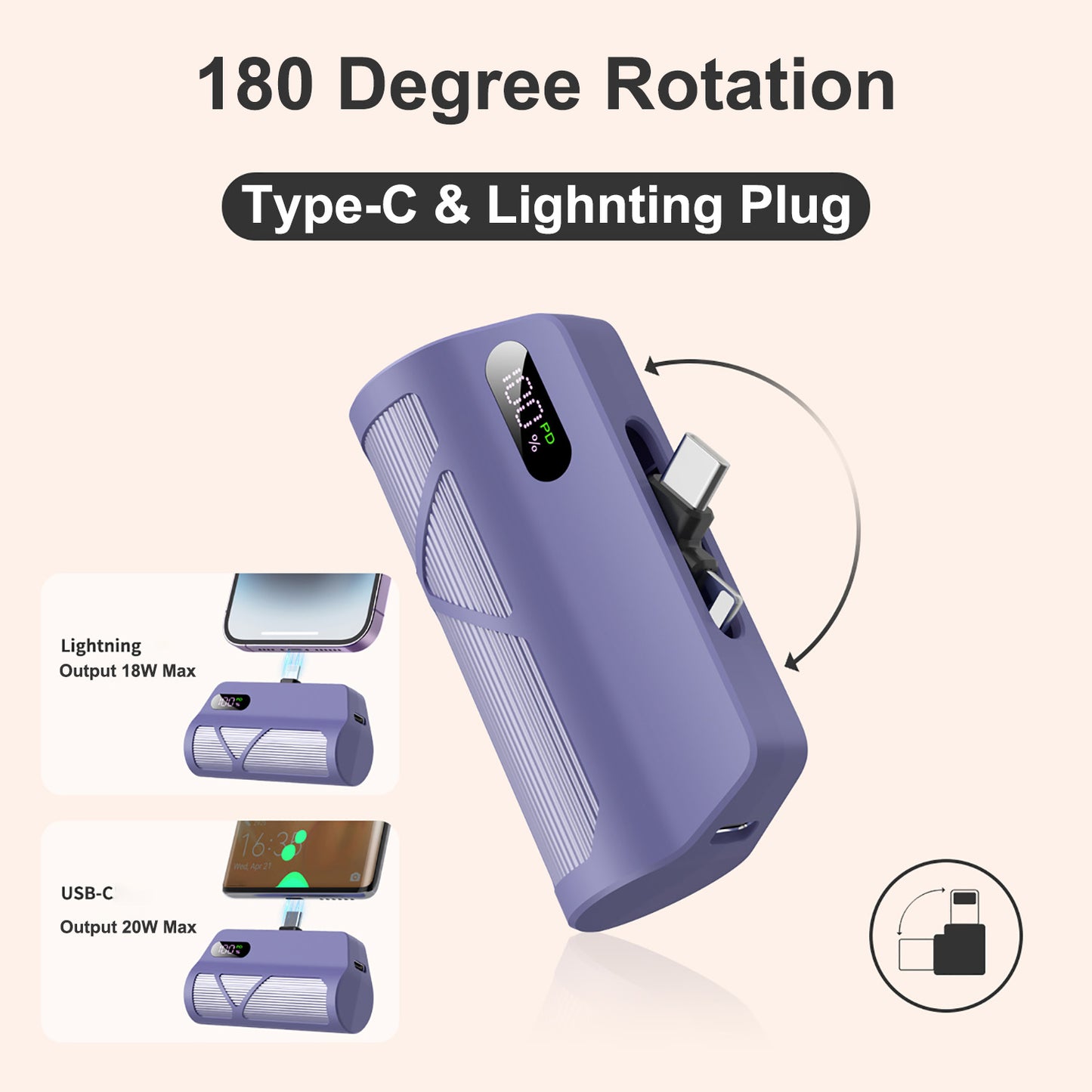 5000mAh Power Bank