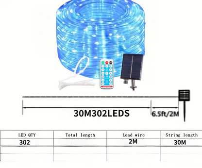 30-Meter 302 Remote-Controlled Solar Tube Light
