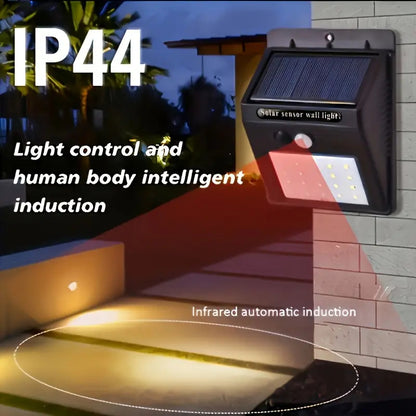6pcs Solar Wall Lights with Motion Sensor