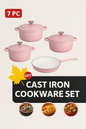 Cast Iron Cookware Set