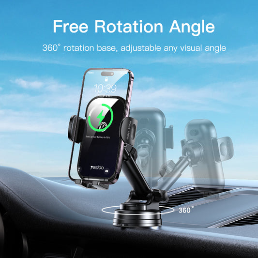 15W Wireless Charging Car Holder