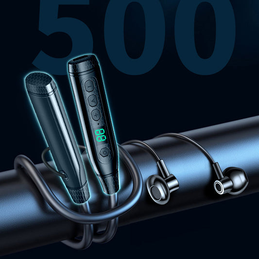 Metal Neck-Mounted Bluetooth Earphones