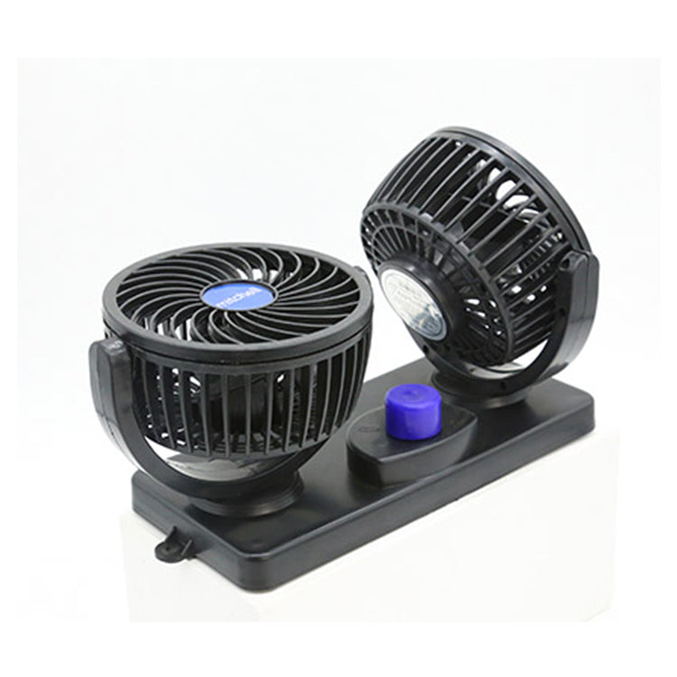 USB Dual 4-Inch Car Fan – 100% Pure Copper Motor | JD-F11