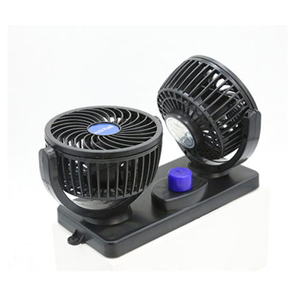 USB Dual 4-Inch Car Fan – 100% Pure Copper Motor | JD-F11
