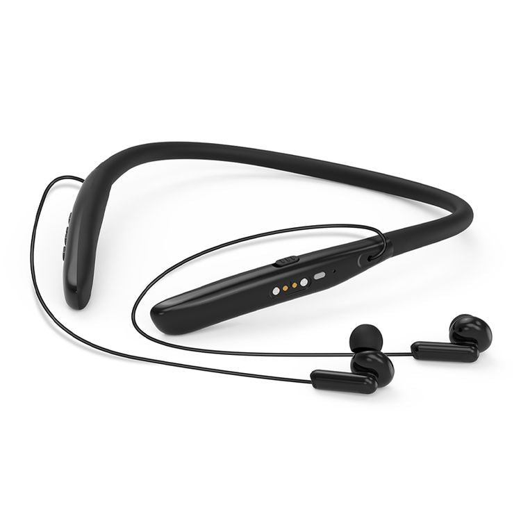 Metal Neck-Mounted Bluetooth Earphones