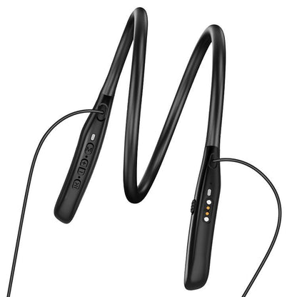 Metal Neck-Mounted Bluetooth Earphones
