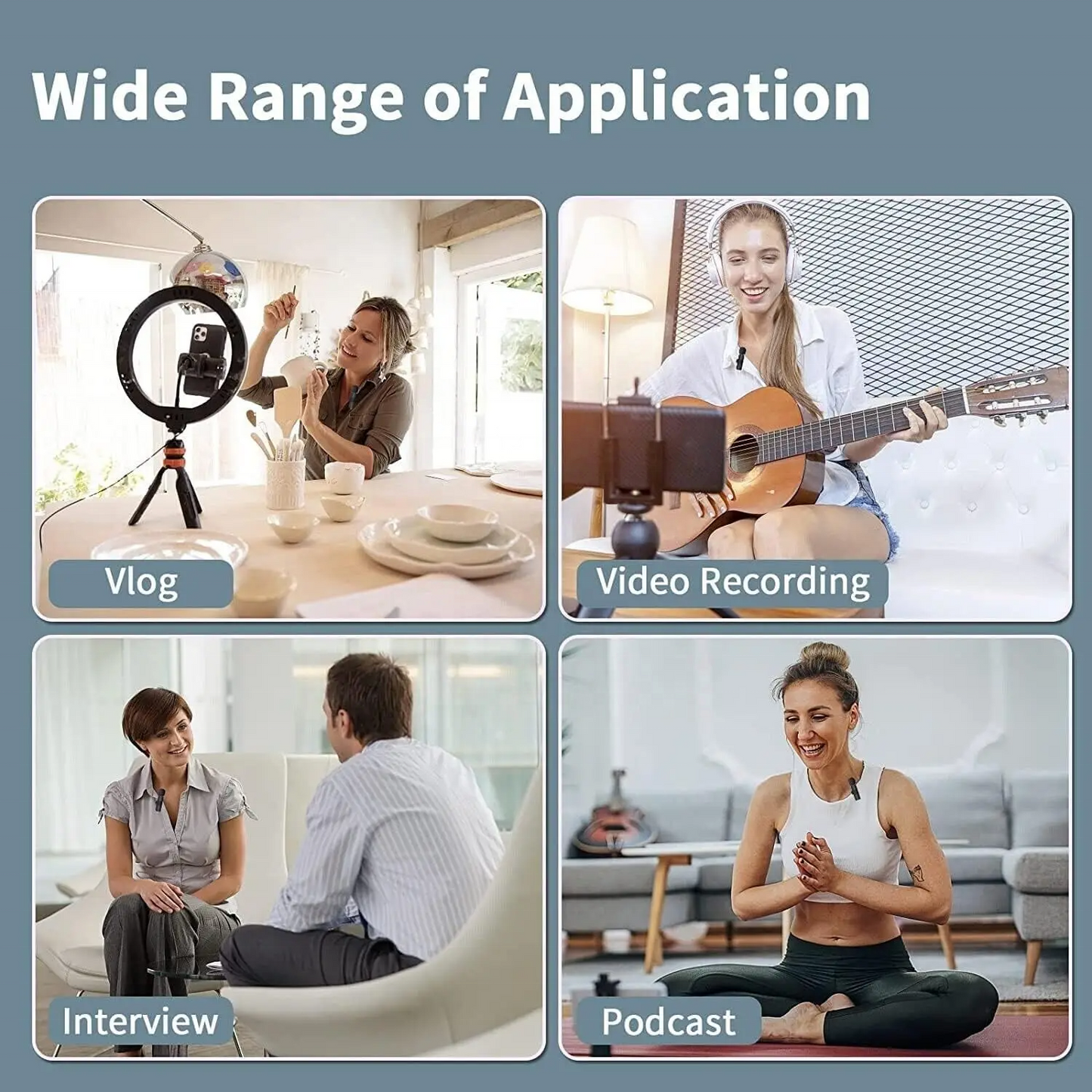 Wireless Mini Digital Lavalier Microphone