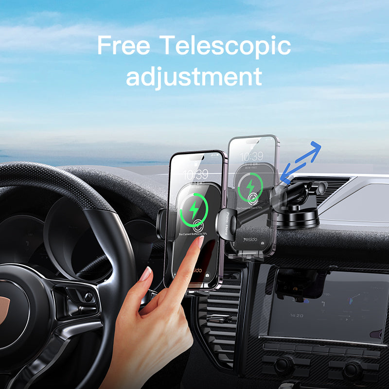 15W Wireless Charging Car Holder
