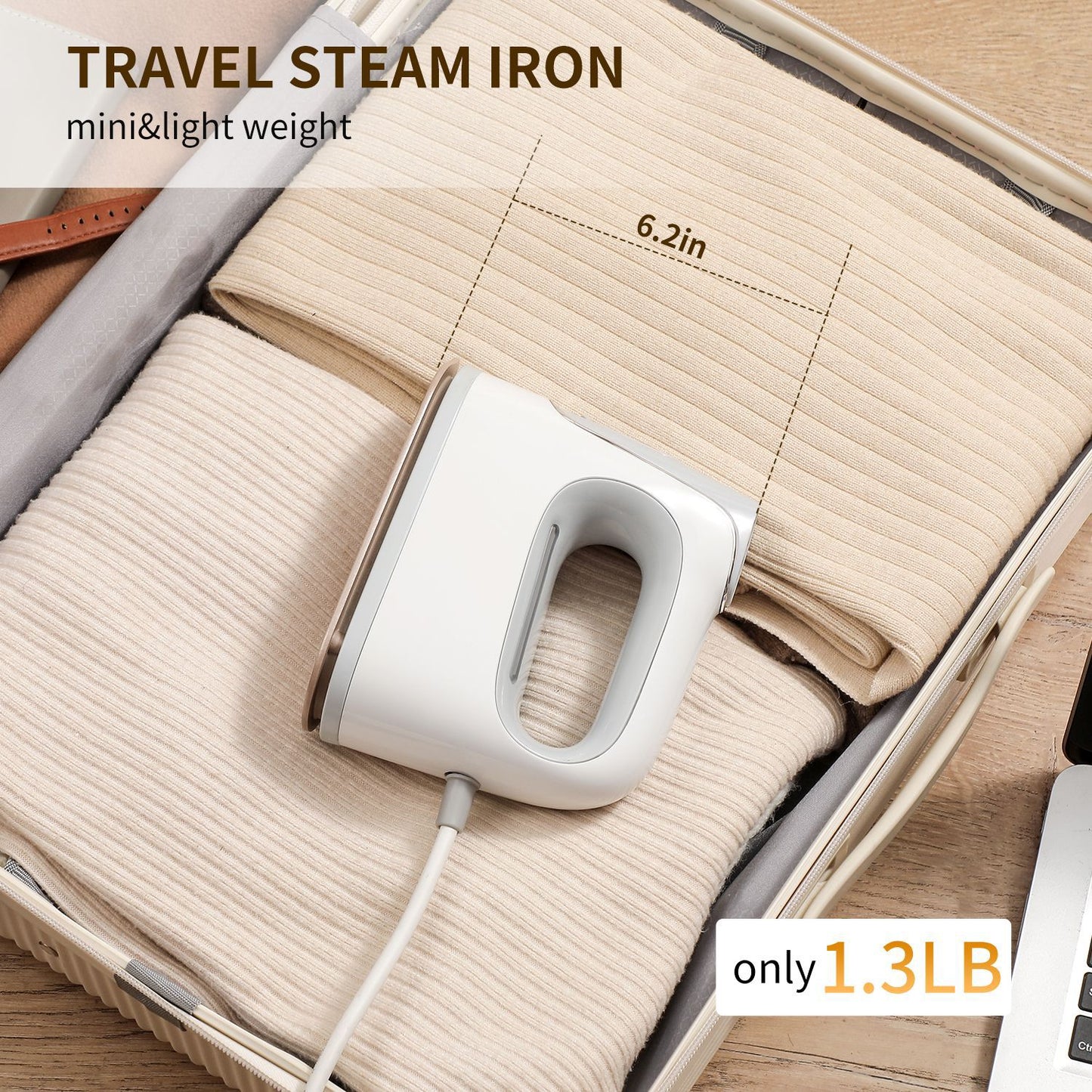 Handheld Steamer Iron – 3-in-1 Smart Fabric Care