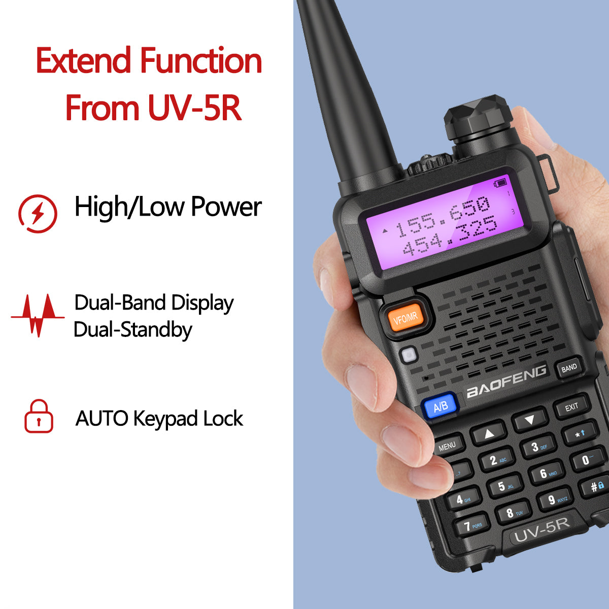 Dual Band Two-Way Radio