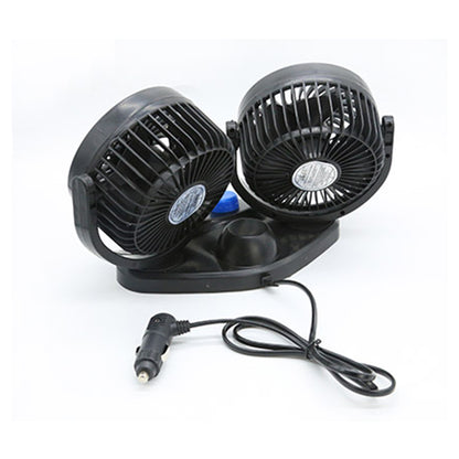 USB Dual 4-Inch Car Fan – 100% Pure Copper Motor | JD-F11