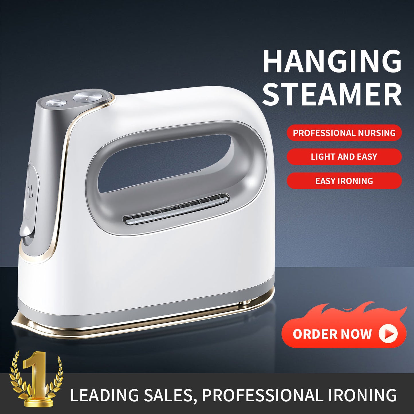 Handheld Steamer Iron – 3-in-1 Smart Fabric Care