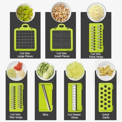 14 in 1 Multifunctional Vegetable Chopper Food Chopper